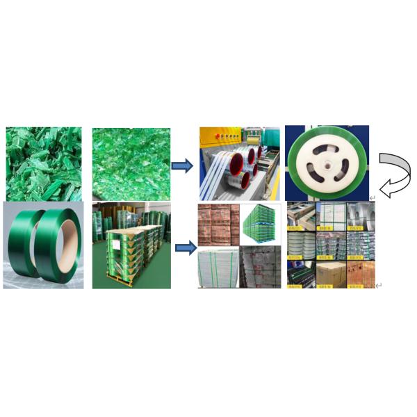 Fully Automatic PET Plastic Packing Strap Making Extruder Machine with automatic filter system