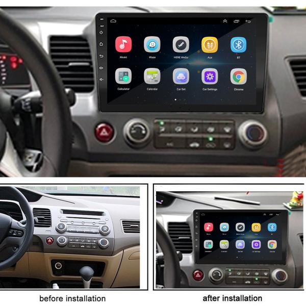 2008 2007 honda civic android 10.1 head unit Honda Civic 2007-2011 TFT Screen