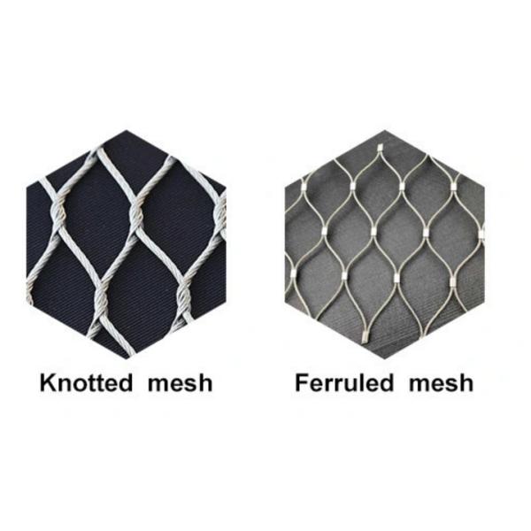Zoo Flexible Stainless Steel Mesh , Ferrule Bird Cage Netting