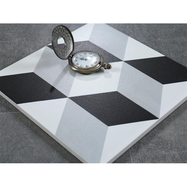 20x20cm Black Gray Ceramic Rustic Tile for Indoor Floor