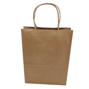 Quality Rectangle Twisted Handle Paper Bags None Pattern Type For Unisex for sale