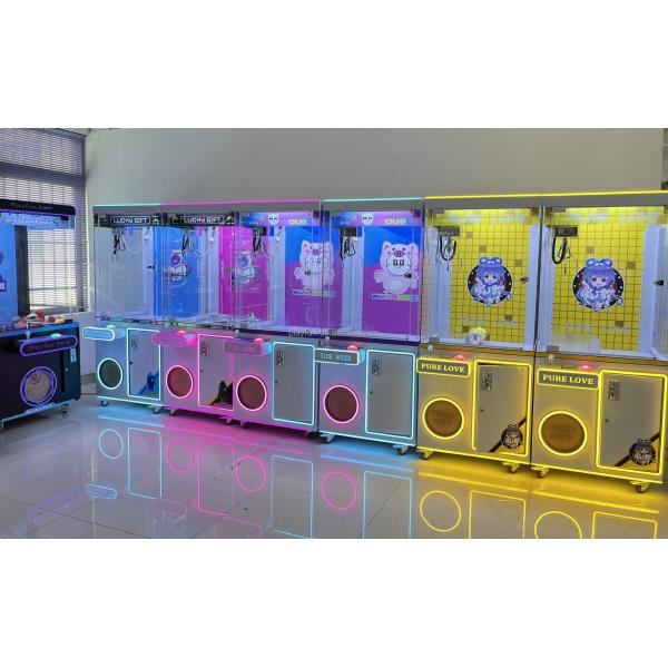 PlayFun Hot Sales Lucky Gift Coin Operated Plush Toy Doll Arcade Claw Crane Machine for Sale