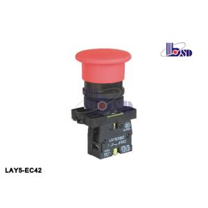 Professional Red Mushroom Head Push Button Switch LAY5（XB2）-EC42