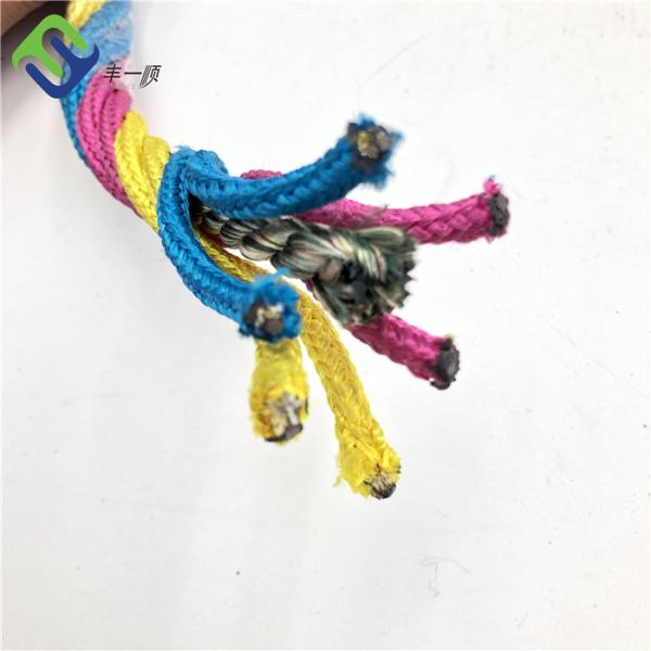 16mm 6 strand PET or PP outdoor combination playground rope for climbing net