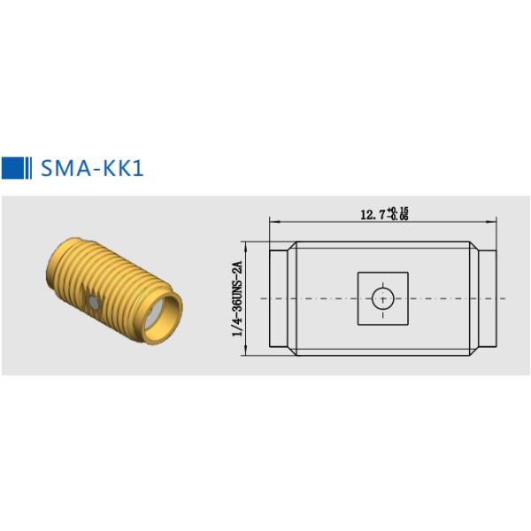 High Reliable RF Coaxial SMA Female to Female Adapter