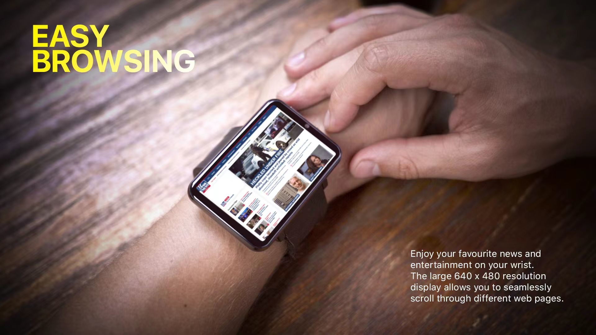 DM100 Smartwatch Sim Card 4G Camera GPS WIFI Smart Watch 500MP HD Camera Battery 2880mah