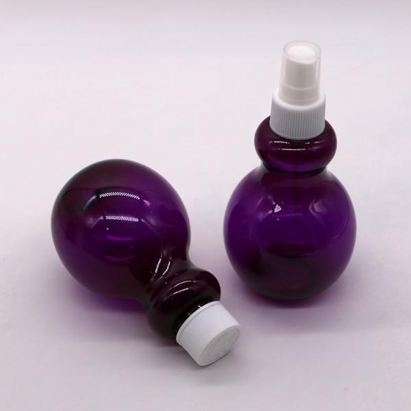 225ml PET Customized Color Pear Shaped Spray Bottle for Cosmetic Packaging Solution