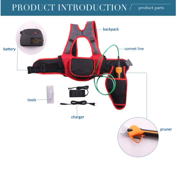 Swansoft 800g Long Time Use Powerful 3.5CM Electric Pruning Shears to Europe and US