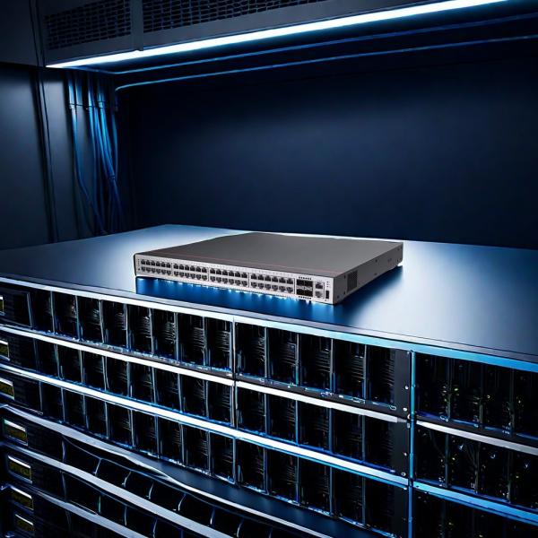 Buy 48 Port 25GE SFP28 Data Center Switch With 6 X 40/100GE QSFP28 CE6863H-48S6CQ For Speed Data Transfer and Data Processing at wholesale prices
