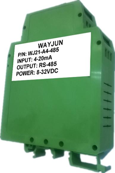 Buy WAYJUN one channel Analog  signal to RS485 Converter A/D Converter  0-5V to rs232 with Modbus 12bits at wholesale prices