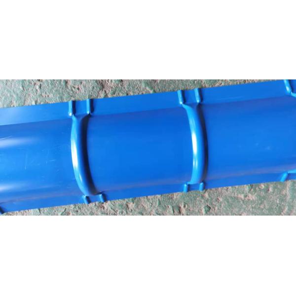 Colored Steel Ridge Cap Roll Forming Machine 14 Rows Roofing Sheet Making Machine