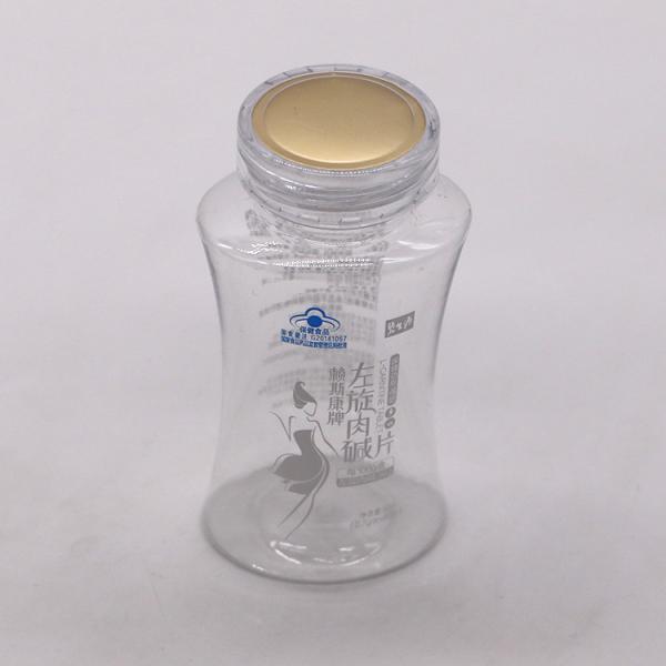 Design PET Collect Waist Bottle for Dietary Nutrition Supplement Capsule Pill Tablet