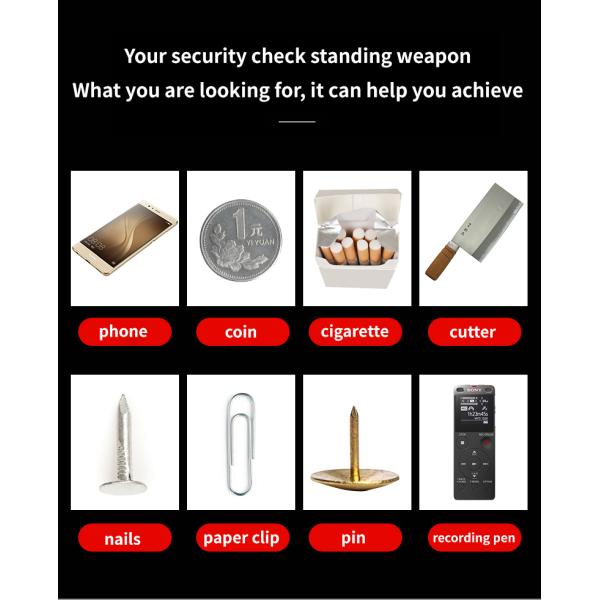 MD-3003B1Adjustable Handheld Metal Detector High Sensitivity with Sound Vibration Alarm for Airport Court Body Security Scanner