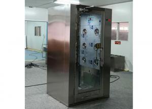 Quality PLC Control System Cleanroom Air Shower 20-25 M/S Air Velocity 220V/50Hz Power Supply for sale