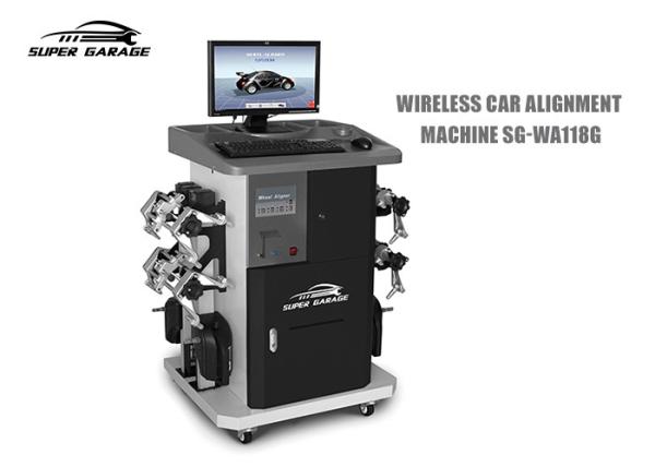 Buy CCD Vehicle Alignment Machine , 4 Wheel Aligner With 4 Sensors / LED Display at wholesale prices