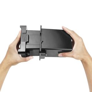 Portable pull-out replaceable lithium battery for directional anti drone jammer gun device