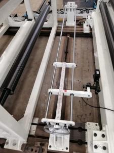 Precise Temperature Control Paper Laminating Machine By PLC With Thinner Coating White and Blue Machine
