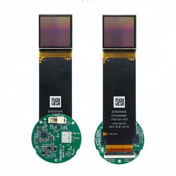 Micro OLED display close-up