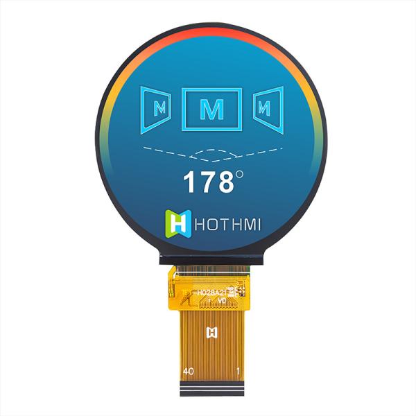 2.8 inch Round TFT LCD Display With ST7701S
