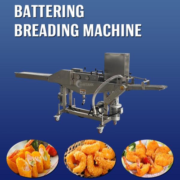 Buy Tempura Chicken Batter Meat Breading Machine Automatic at wholesale prices