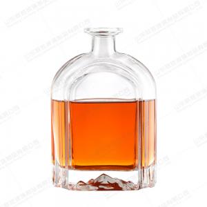 Quality Rubber Stopper Sealing Type Glass Wine Bottle Acceptable for Customized Wine Bottle for sale