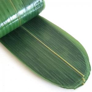 China Natural Wild Bamboo Leaves Decorations for Japanese Sushi Roller Plates on sale