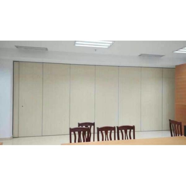 Office Sound Proof Melamine Faced Board Sliding Partition Walls For Hotel