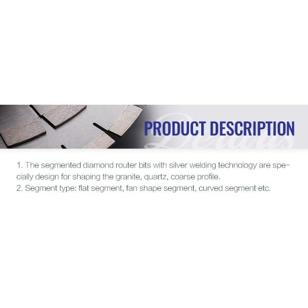 Diamond Profiling Wheel for Stone Edge Grinding Tools Diamond Segmented Grinding Wheel