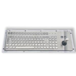 Quality Best Price Stainless steel IP65 waterproof dustproof Industrial Keyboard With Control Stick Multiple languages English/French/German/Italian/Turkish for sale
