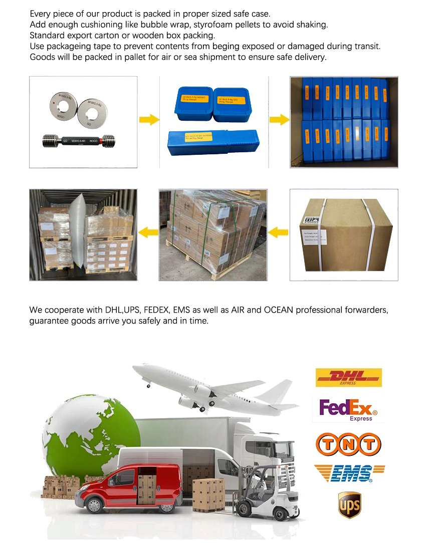 Metric Thread Plug Gauge M48X5 7H NOGO Type Precision Measuring Tool