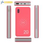 OEM Wireless Power Bank with Built-in 3-IN-1 Cable 20000mAh LED Display Type-C