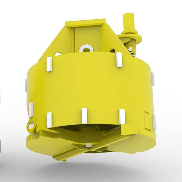 Double Bottom Sand Soil Drilling Bucket Core Barrel With Auger Teeth Rotary