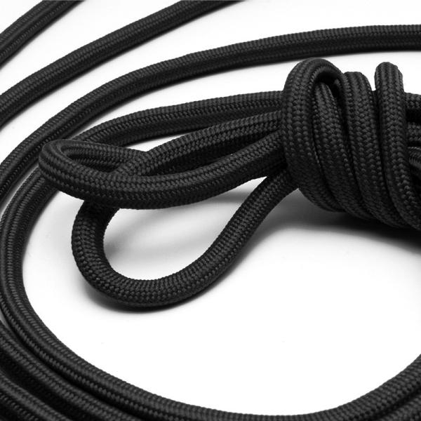 Grey Pink Double Braid Nylon Yacht Rope 5mm Polyester Cord In Bulk