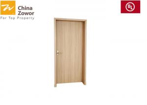 Quality Single Hinged Beech Wood Fire Rated Interior Doors/ Paneled Doors/ Veneer Finish/ Perlite Board Infilling for sale