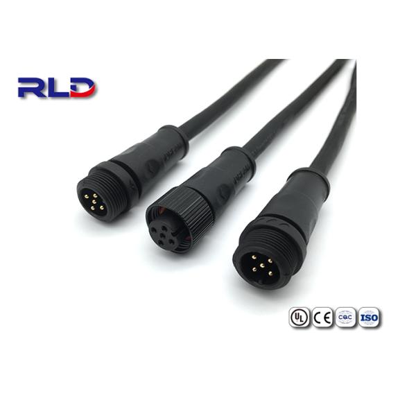 5 Pin M16 Waterproof Connector 5 Core IP68 Male Female Plug LED Connector