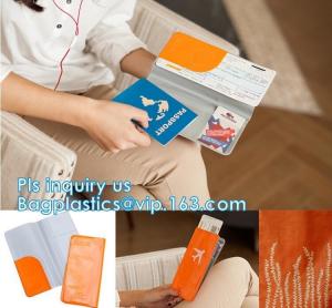 Quality Promotional Customized color PVC travel Passport Cover, Ticket Holder Travel Plastic Pvc Passport Cover, Eco-friendly pv for sale