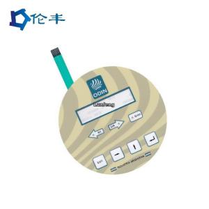 China Flat Membrane Switch Overlay Matte Metal Dome Touch Panel Overlay on sale