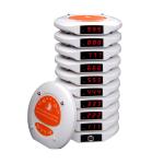 Wireless cafe and bar ordering service queue call pager system