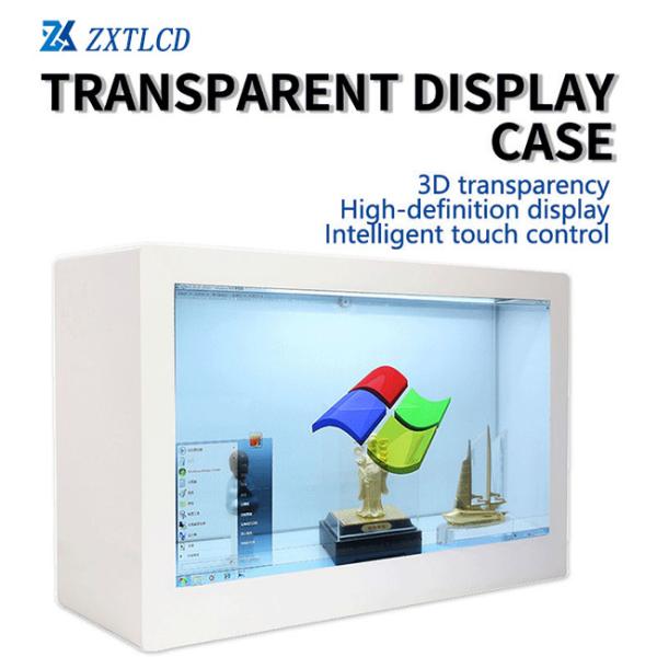 4K Transparent LCD Display Box Customizable LCD See Through Display