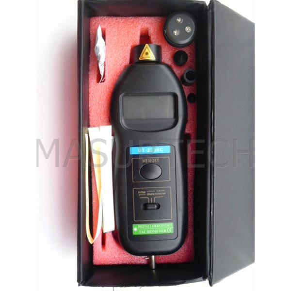 2in1 Portable Digital Laser Non-Contact & Contact Tachometer DT-2236C