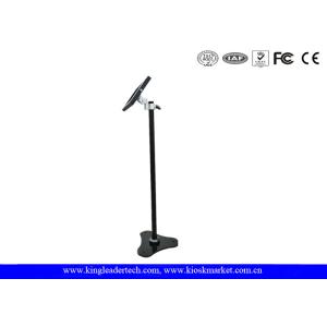 Quality Security Ipad Kiosk Enclosure Rotatable Bracket , Triangle Base for sale