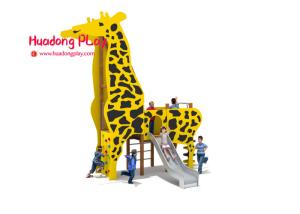Deer Shape Hdpe Playground Smooth Surface Simple Design With Different Playing