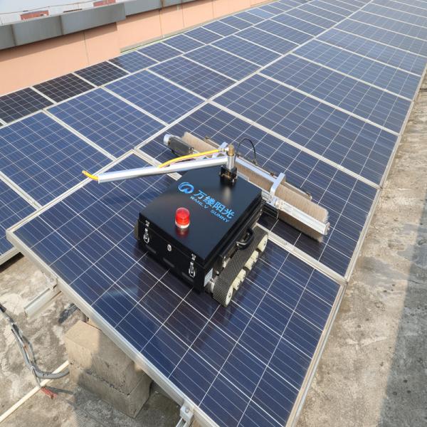 Buy WLS-7 Solar Cleaning Robot with 1100 Rotating Nylon Brush and 3-4 Hours Working Time at wholesale prices