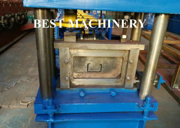 Buy Box Beam Upright Roll Forming Machine Warehouse with Pressing Combine Device at wholesale prices
