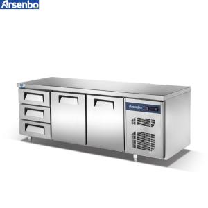 Quality Durable Multipurpose Under Worktop Fridge , 220W Commercial Fridge Undercounter for sale