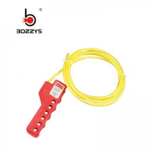 China BOSHI Customized Nylon PA Material Adjustable Safety Cable Lockout on sale