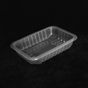China 200 X 140 X 50 MM Clear Disposable Plastic Tray PP Disposable Fruit Tray Vegetable on sale