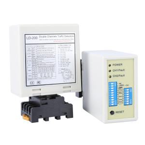 Dual Loop Vehicle Detector With Enhanced Security Anti-Crosstalk Interference Relay Output Fault Relay Gross Weight 300 G