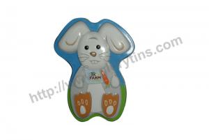 China Rabbit tin box Tin Toy Candy Box 112*83*20mmH on sale