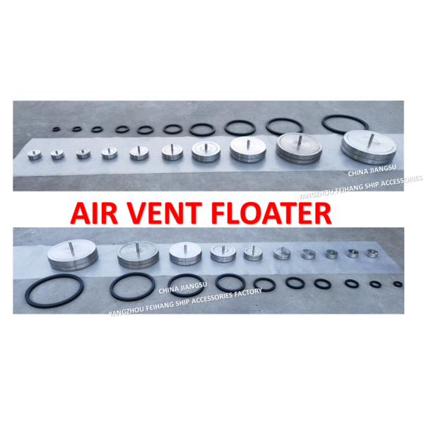 BREATHABLE CAP FLOATER 533HFB-100A BREATHABLE CAP FLOATING PLATE FKM-100A MATERIAL: STAINLESS STEEL